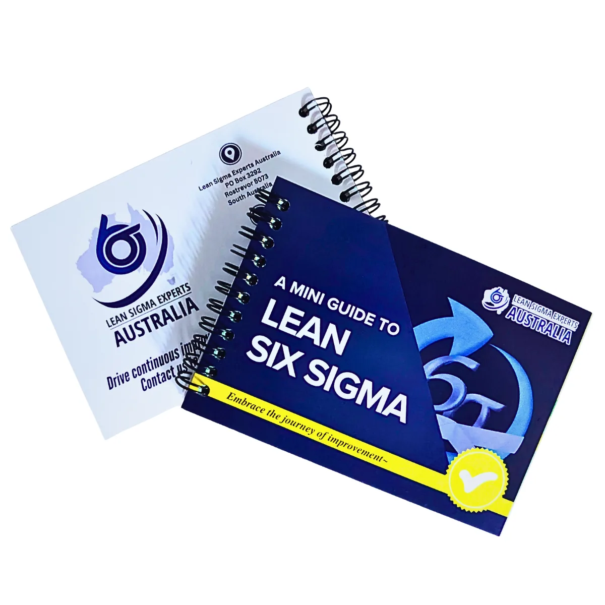 Front and back covers of A Mini Guide to Lean Six Sigma